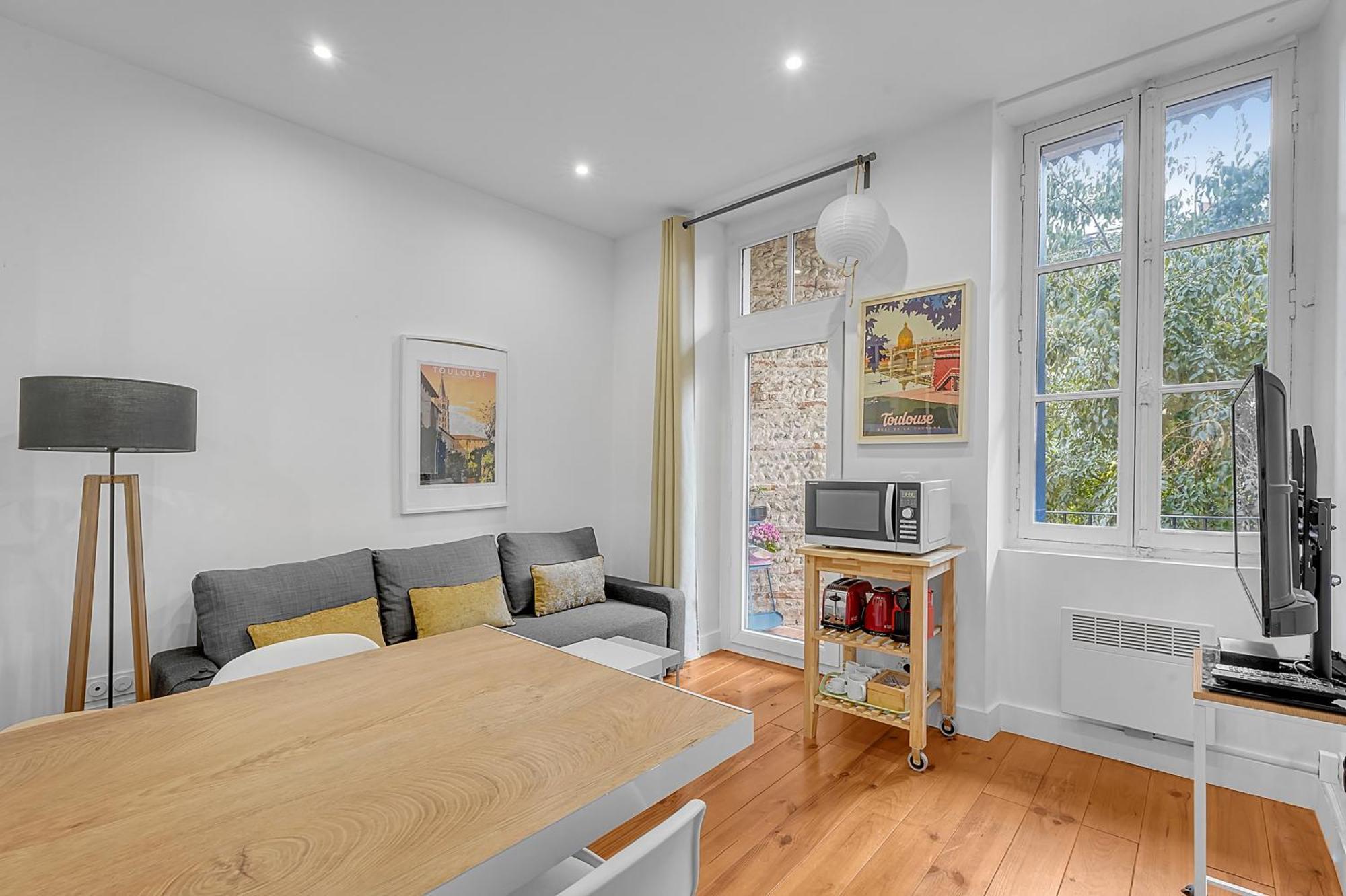 Ferienwohnung Le Cosy - T2 Hypercentre Au Calme Avec Parking Toulouse Exterior foto