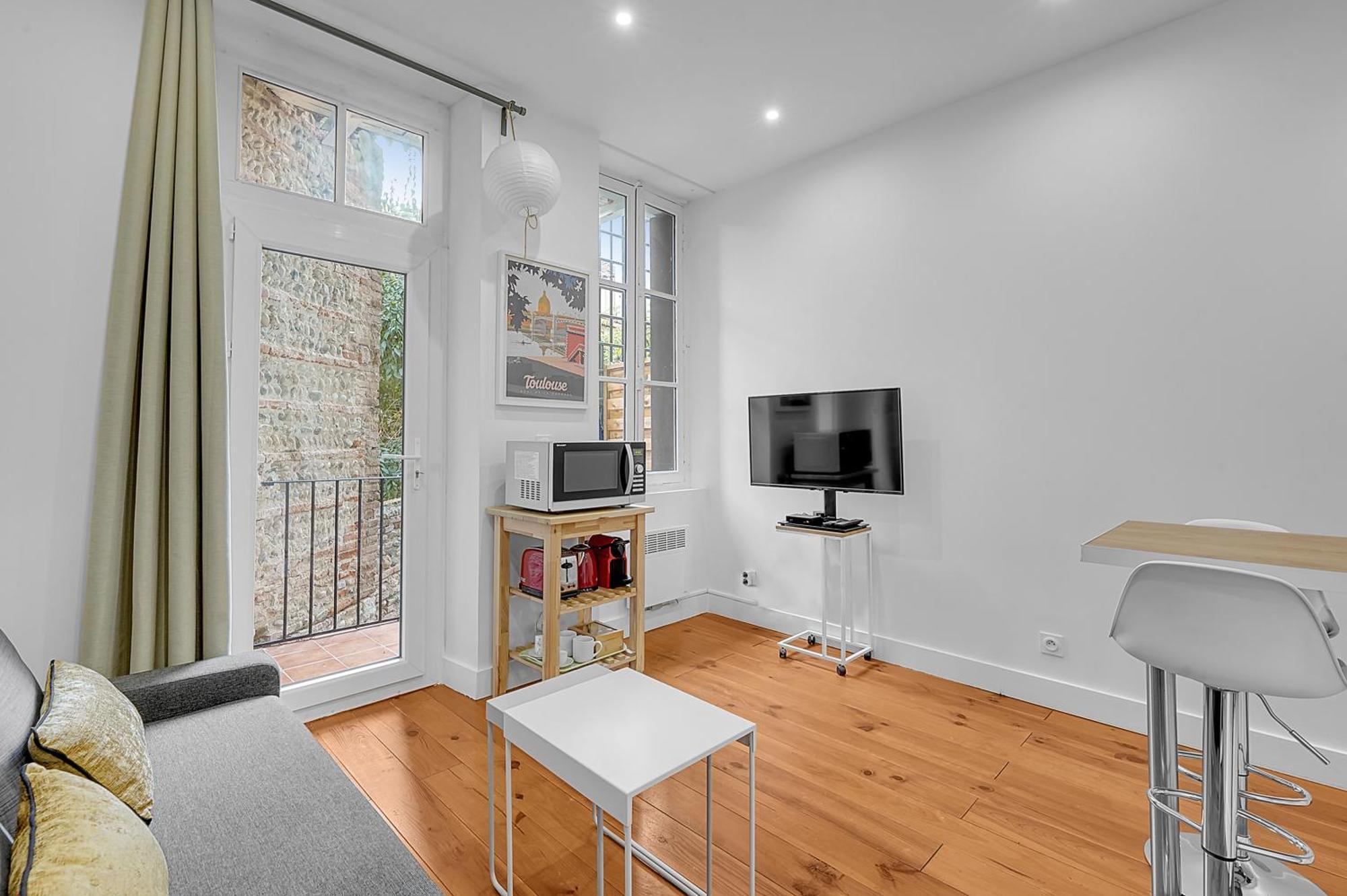 Ferienwohnung Le Cosy - T2 Hypercentre Au Calme Avec Parking Toulouse Exterior foto